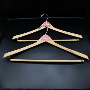 Vintage Pair 1960s Men's Garment Suit Hangers with Original Label The Toggery